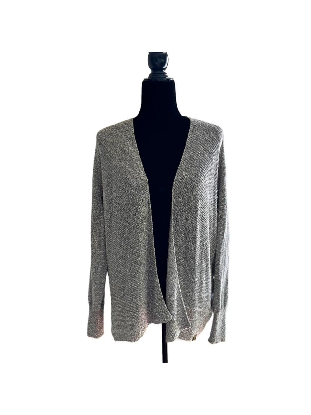Roots Textured Open Front Cardigan-Size Small